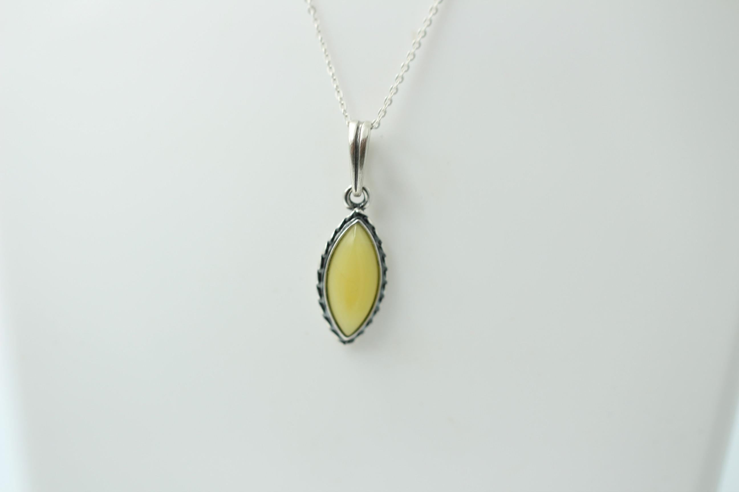 Bernstein Anhänger 925 Sterlingsilber Bernsteinschmuck
