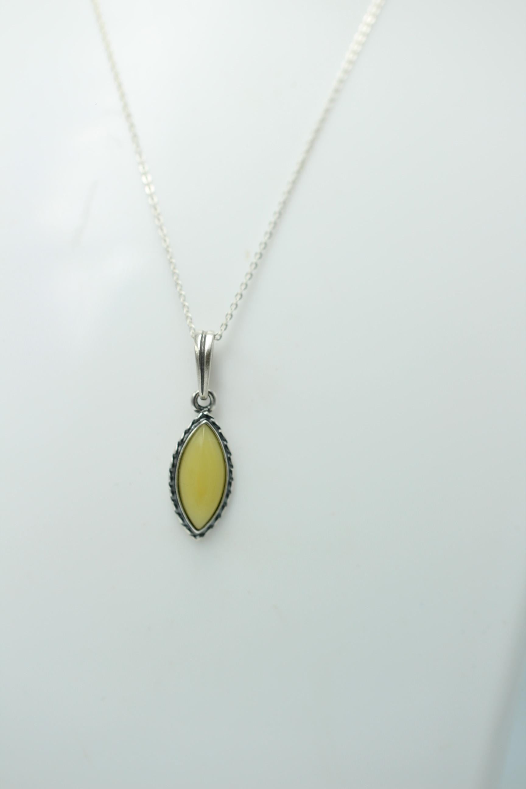 Bernstein Anhänger 925 Sterlingsilber Bernsteinschmuck