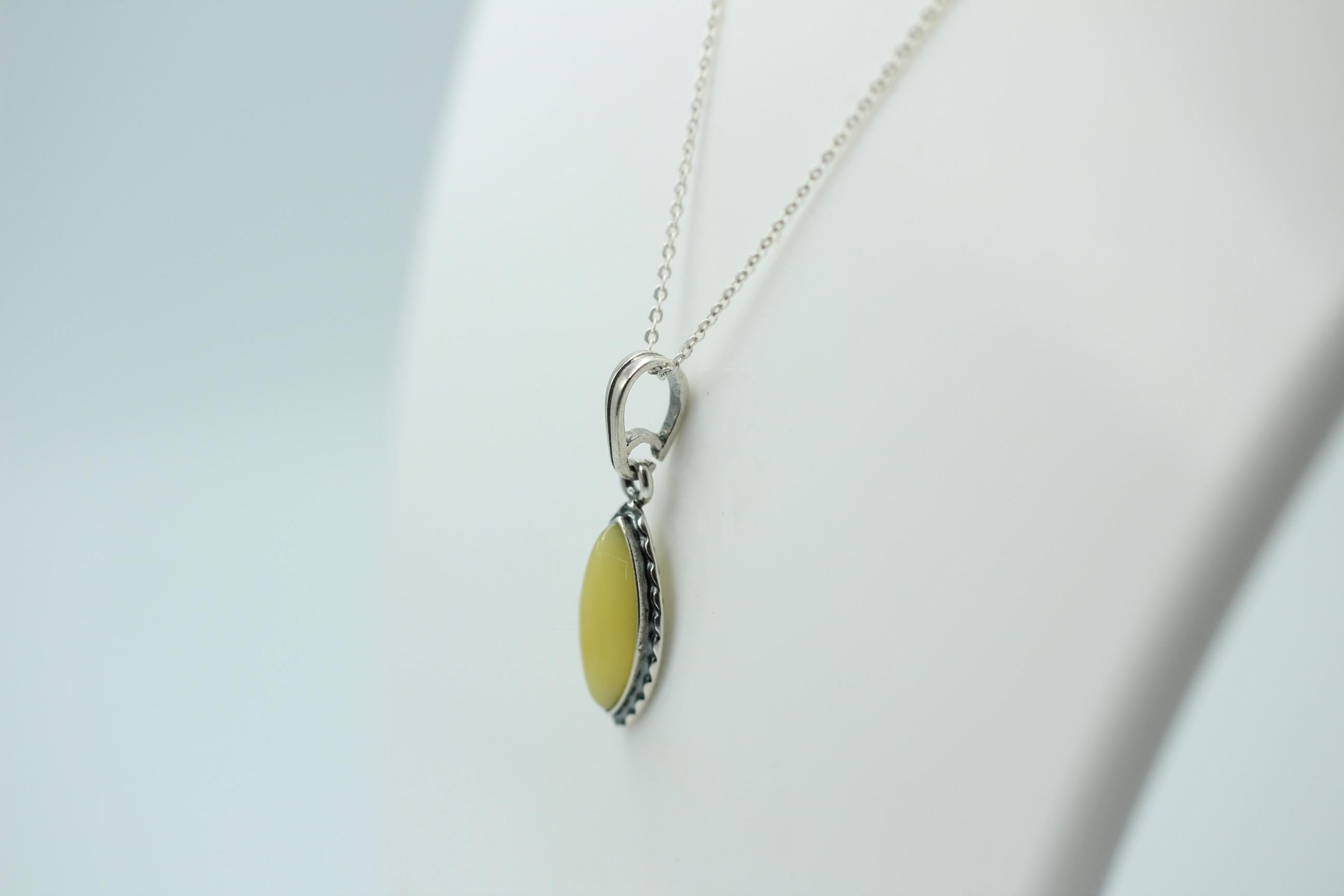 Bernstein Anhänger 925 Sterlingsilber Bernsteinschmuck