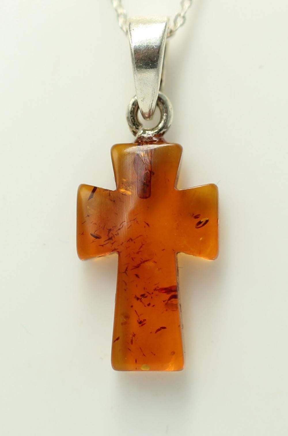 Bernstein Kreuz 925 Silber Bernsteinkreuz Top Anhänger verschiedene braun Ausfährbungen