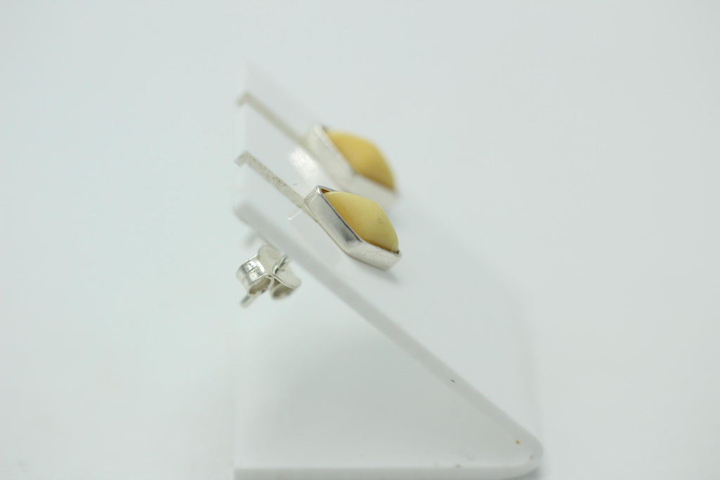 Bernstein Ohrstecker 925 Sterling Silber Bernsteinschmuck Top Edel Unisex
