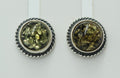 Edle grüne Bernstein Ohrstecker 925 Silber Ohrschmuck Bernstein Letland