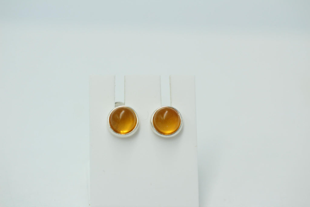 Design Bernstein Ohrstecker 925 Silber Bernsteinohrschmuck Top Edel Bernstein