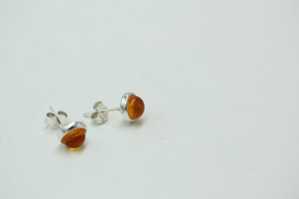 Design Bernstein Ohrstecker 925 Silber Bernsteinohrschmuck Top Edel Bernstein
