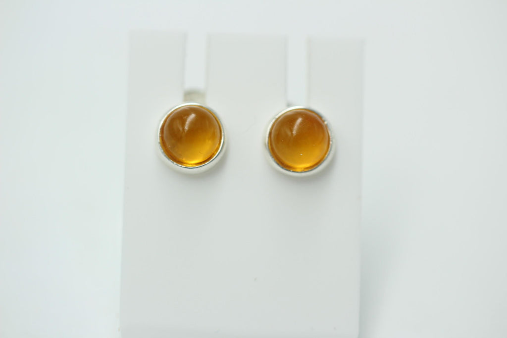 Design Bernstein Ohrstecker 925 Silber Bernsteinohrschmuck Top Edel Bernstein