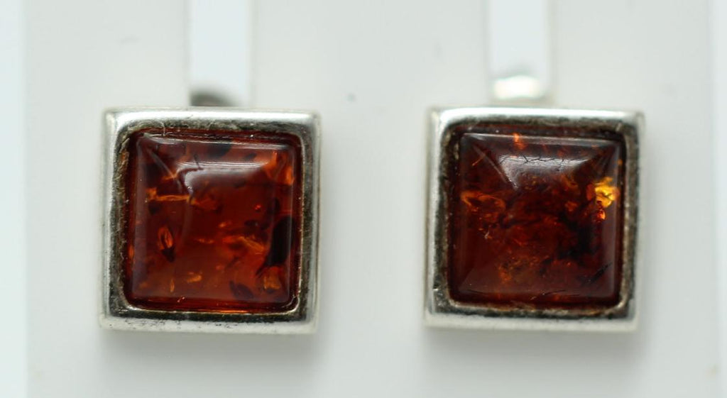 Design Bernstein Ohrstecker 925 Silber Bernsteinohrschmuck Top Edel Bernstein