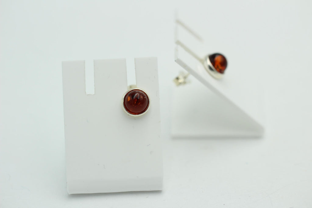 Design Bernstein Ohrstecker 925 Silber Bernsteinohrschmuck Top Edel Bernstein