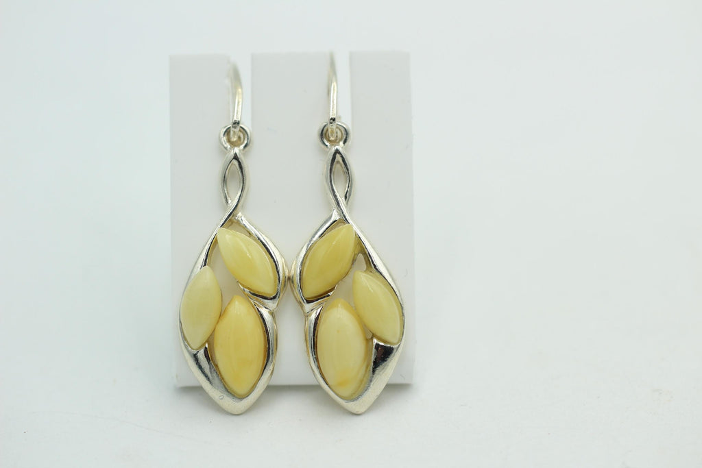 Edler Bernstein Ohrschmuck 925 Silber Ohrhänger Bernstein aus Litauen Top Edel