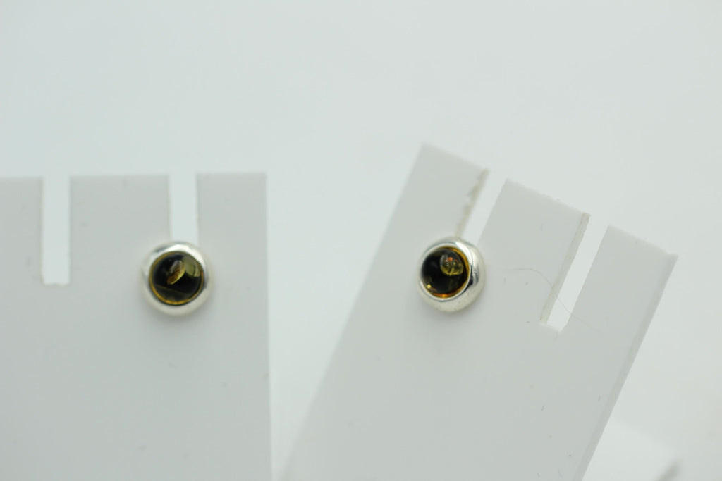 Design Bernstein Ohrstecker 925 Silber Bernsteinohrschmuck Top Edel Bernstein
