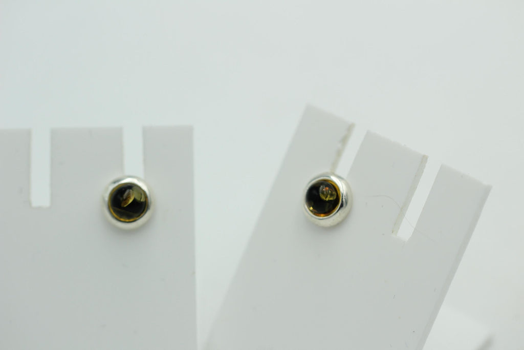 Design Bernstein Ohrstecker 925 Silber Bernsteinohrschmuck Top Edel Bernstein
