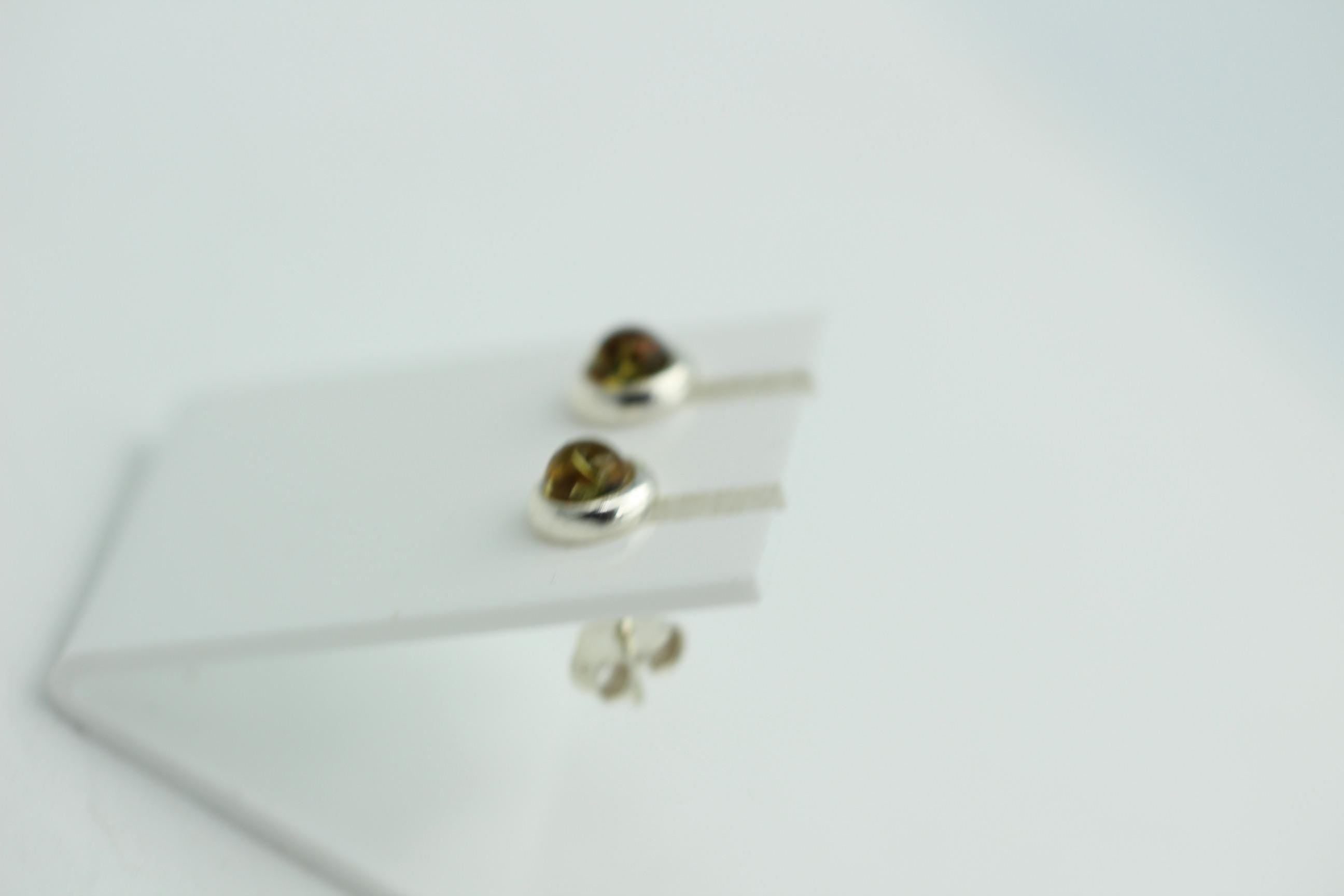 Design Bernstein Ohrstecker 925 Silber Bernsteinohrschmuck Top Edel Bernstein