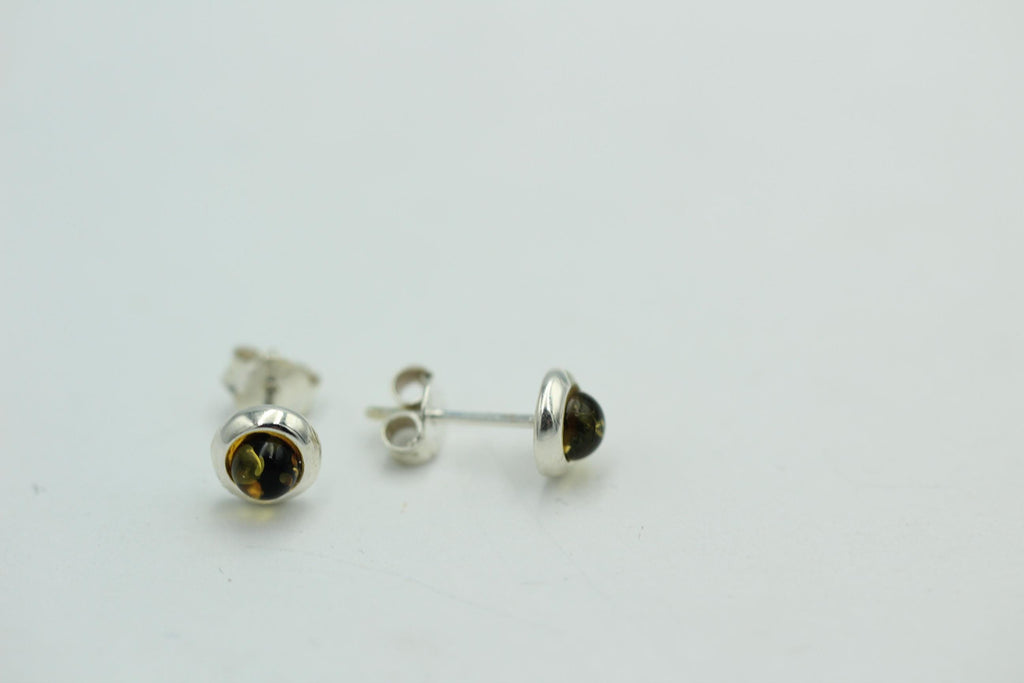 Design Bernstein Ohrstecker 925 Silber Bernsteinohrschmuck Top Edel Bernstein