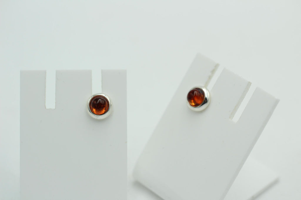 Design Bernstein Ohrstecker 925 Silber Bernsteinohrschmuck Top Edel Bernstein