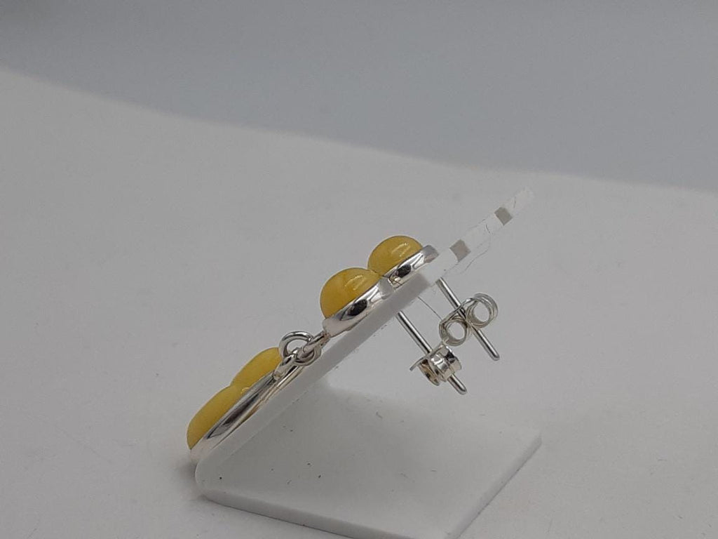 Bernstein Ohrstecker 925 Silber Bernsteinohrstecker Ohrhänger