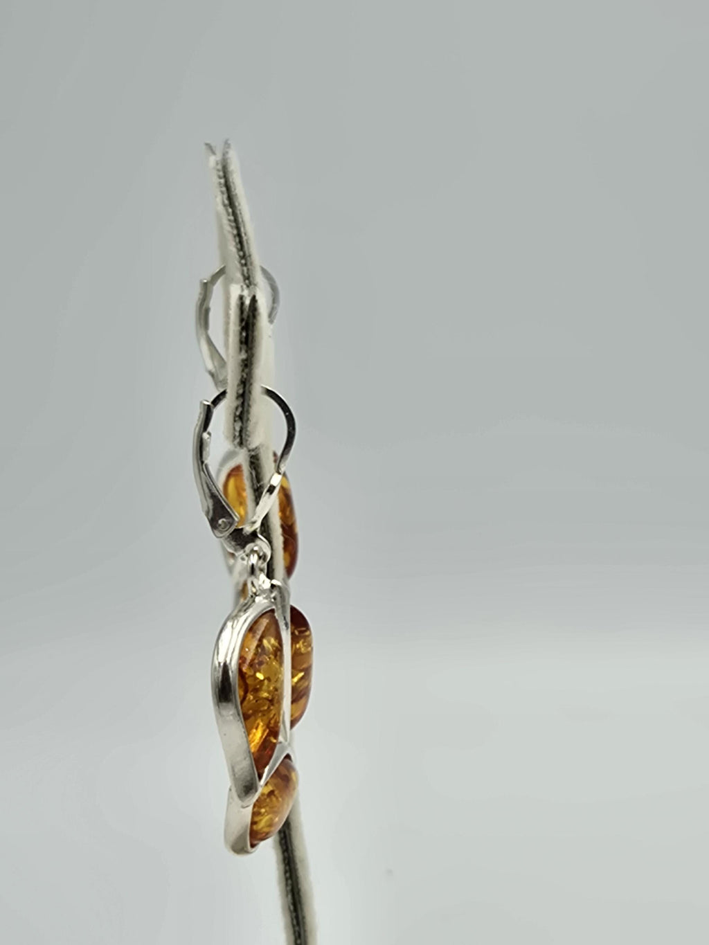 Desing Bernstein Ohrhänger 925 Silber Bersnteinschmuck Silberohrhänger