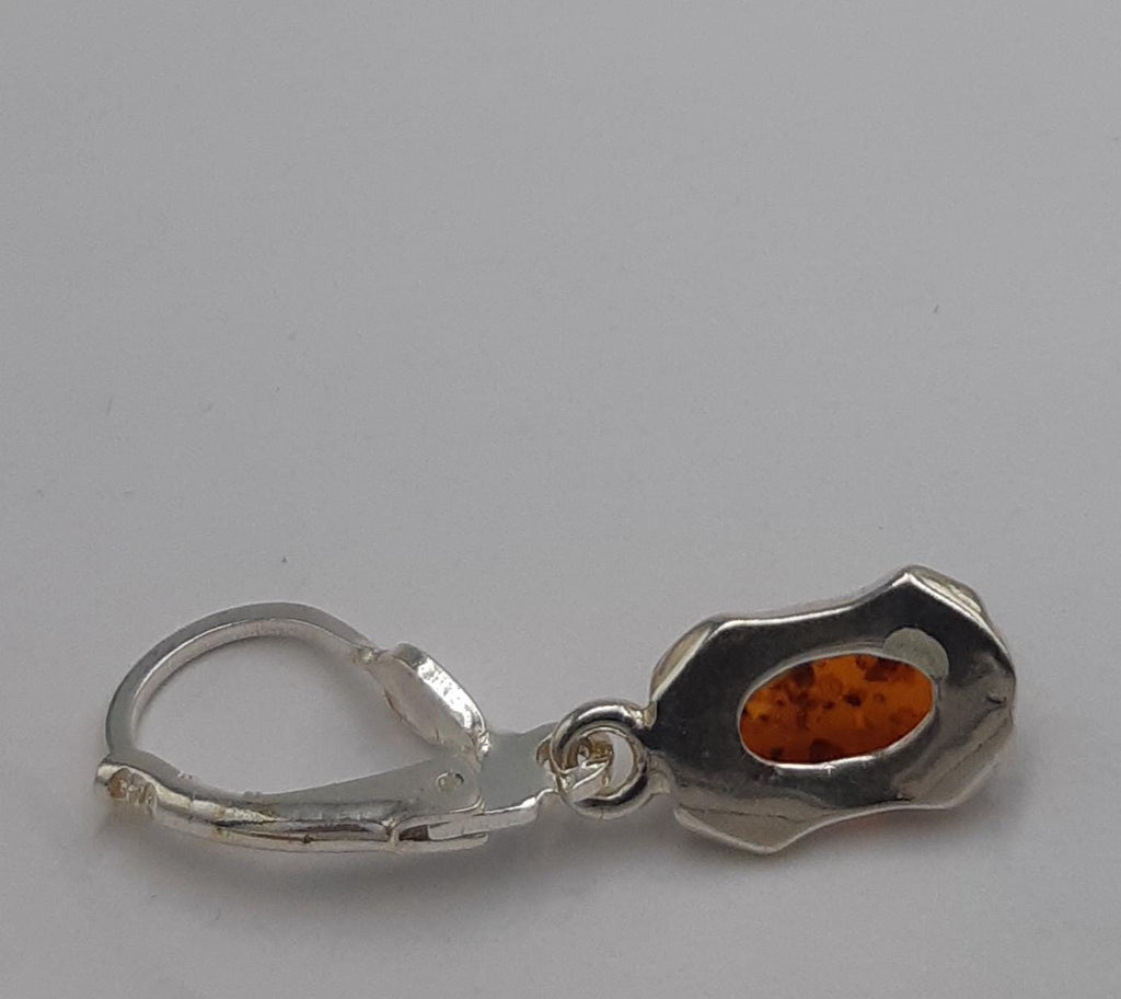 Edler Bernstein Ohrhänger 925 Silber echter Bernstein aus Litauen Top Edel