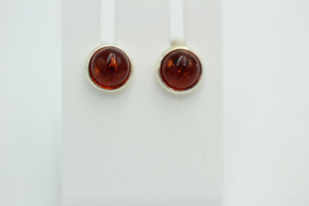 Design Bernstein Ohrstecker 925 Silber Bernsteinohrschmuck Top Edel Bernstein