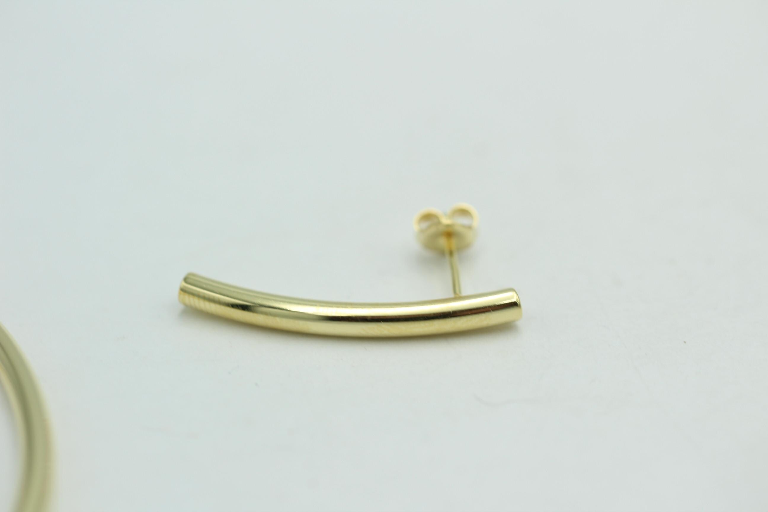 Ear Climber Silber 925/000 vg. modernes Design Ohrstecker Top Edel