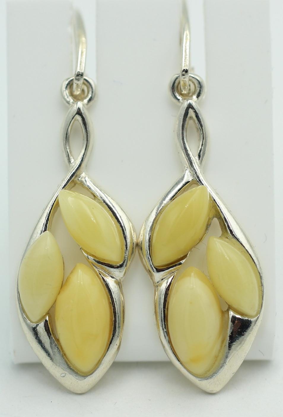 Edler Bernstein Ohrschmuck 925 Silber Ohrhänger Bernstein aus Litauen Top Edel
