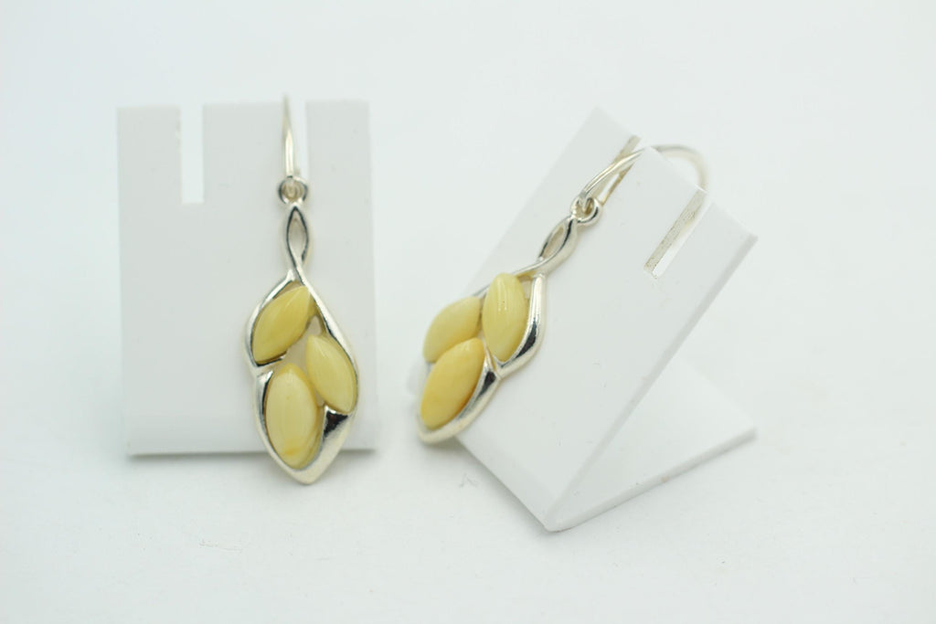 Edler Bernstein Ohrschmuck 925 Silber Ohrhänger Bernstein aus Litauen Top Edel