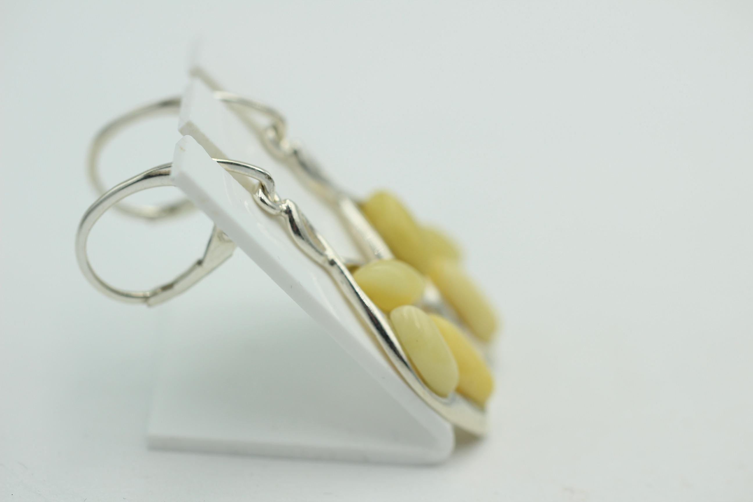 Edler Bernstein Ohrschmuck 925 Silber Ohrhänger Bernstein aus Litauen Top Edel