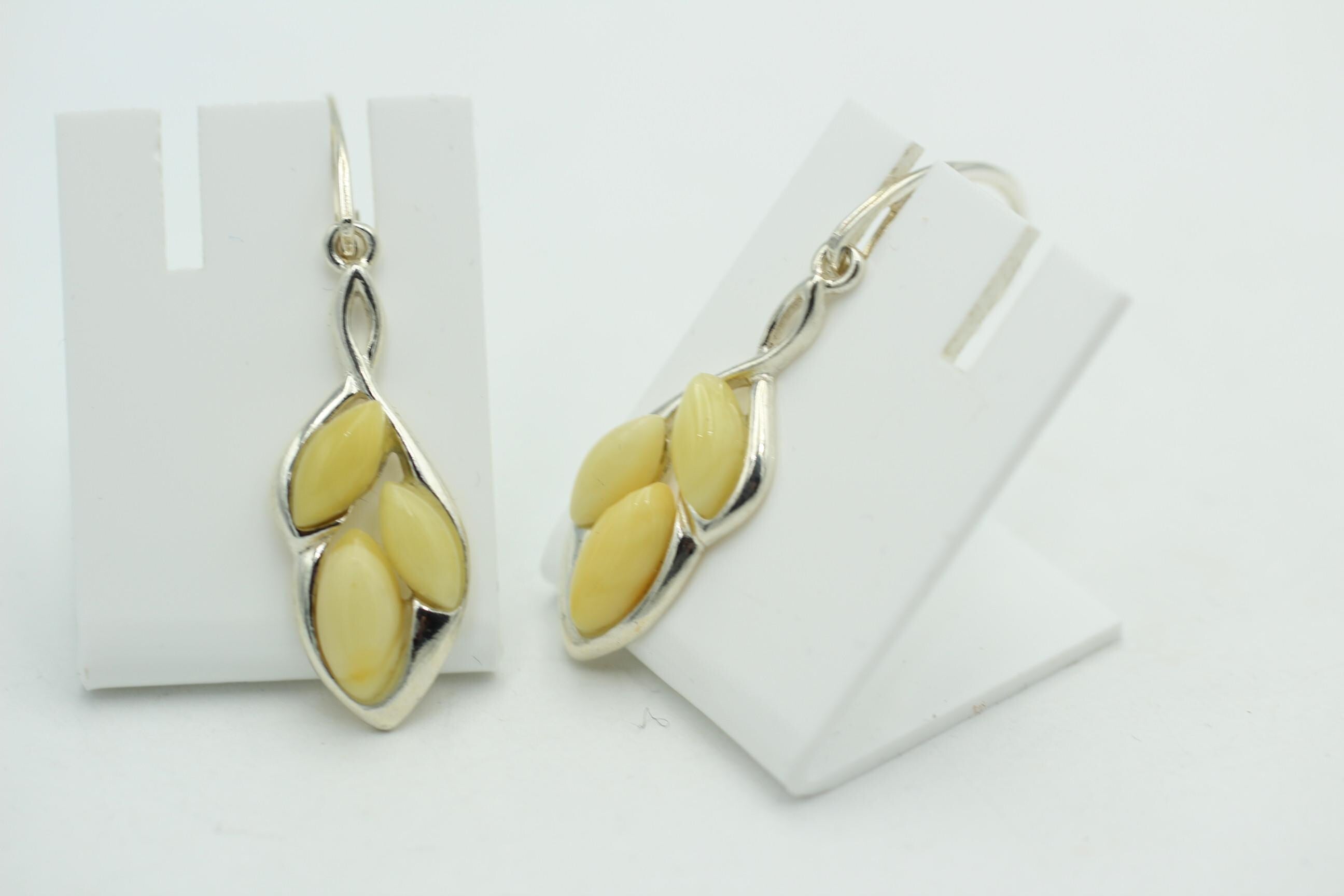 Edler Bernstein Ohrschmuck 925 Silber Ohrhänger Bernstein aus Litauen Top Edel