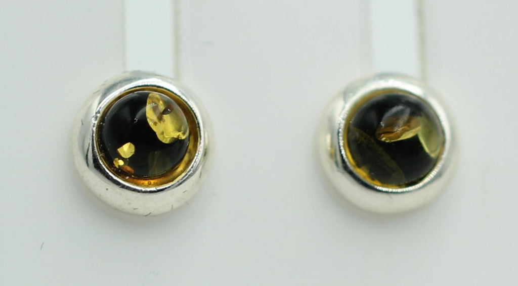 Design Bernstein Ohrstecker 925 Silber Bernsteinohrschmuck Top Edel Bernstein