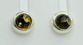 Design Bernstein Ohrstecker 925 Silber Bernsteinohrschmuck Top Edel Bernstein