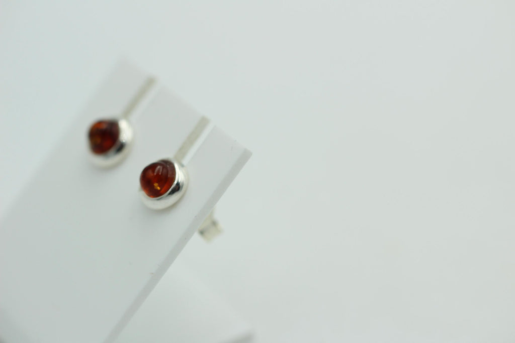 Design Bernstein Ohrstecker 925 Silber Bernsteinohrschmuck Top Edel Bernstein