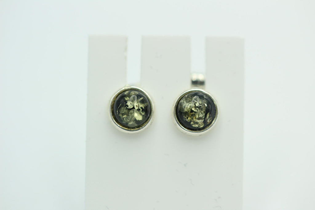 Design Bernstein Ohrstecker 925 Silber Bernsteinohrschmuck Top Edel Bernstein