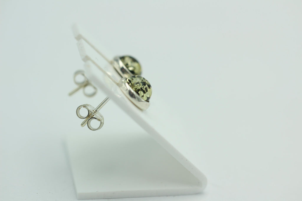 Design Bernstein Ohrstecker 925 Silber Bernsteinohrschmuck Top Edel Bernstein