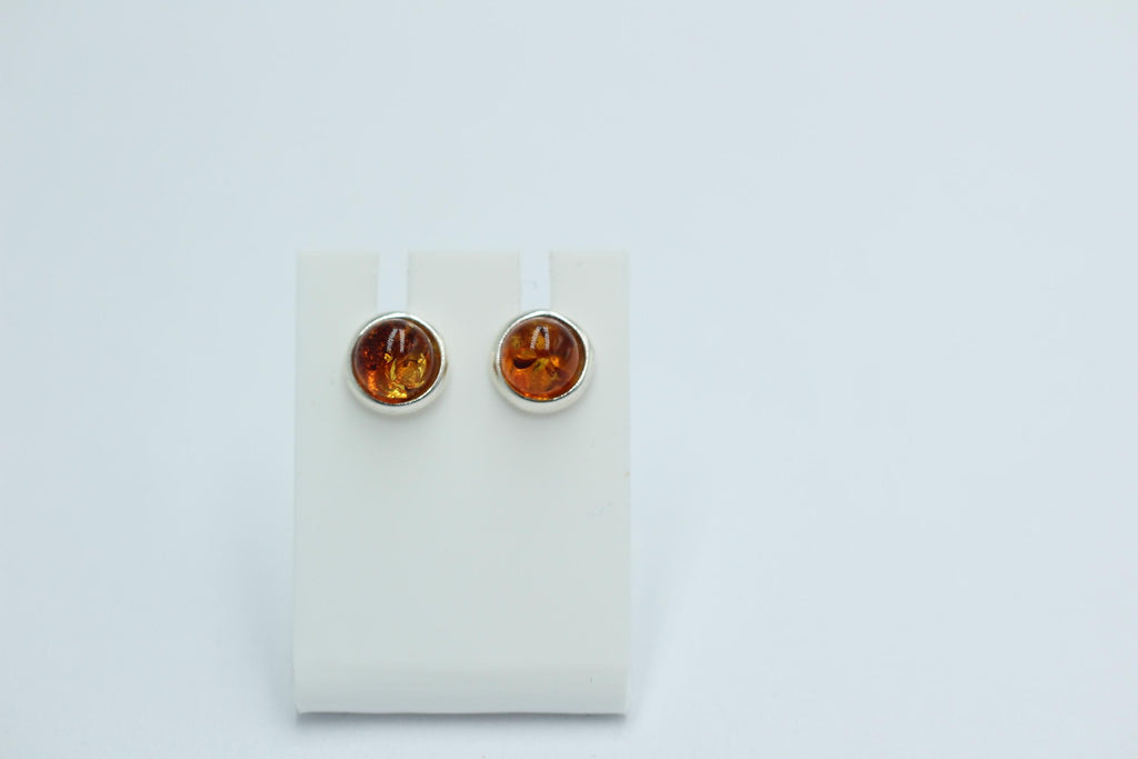 Design Bernstein Ohrstecker 925 Silber Bernsteinohrschmuck Top Edel Bernstein