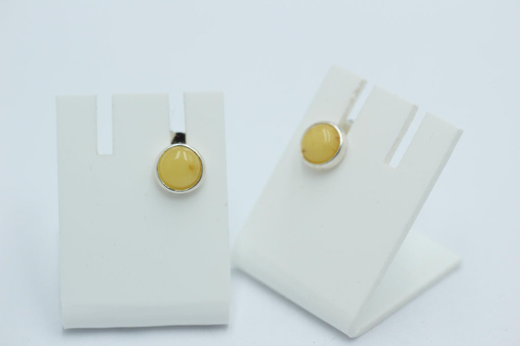 Design Bernstein Ohrstecker 925 Silber Bernsteinohrschmuck Top Edel Bernstein