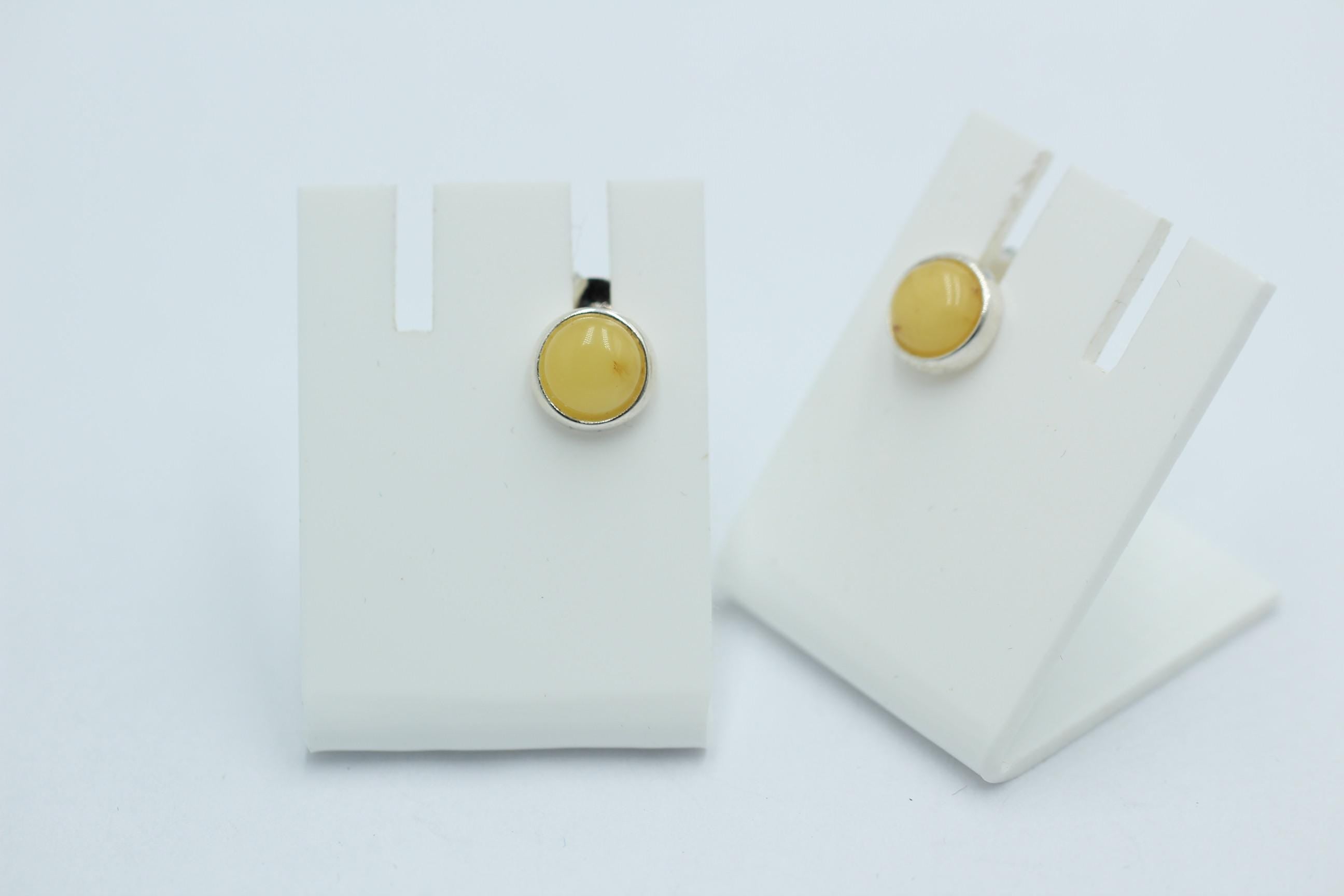 Design Bernstein Ohrstecker 925 Silber Bernsteinohrschmuck Top Edel Bernstein
