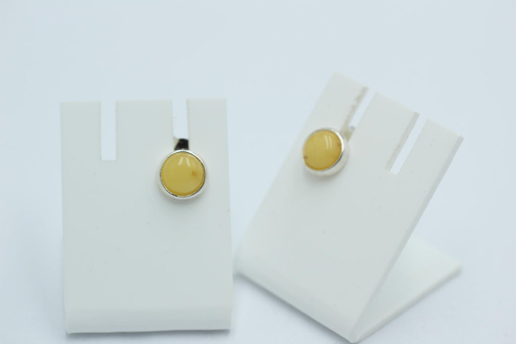 Design Bernstein Ohrstecker 925 Silber Bernsteinohrschmuck Top Edel Bernstein
