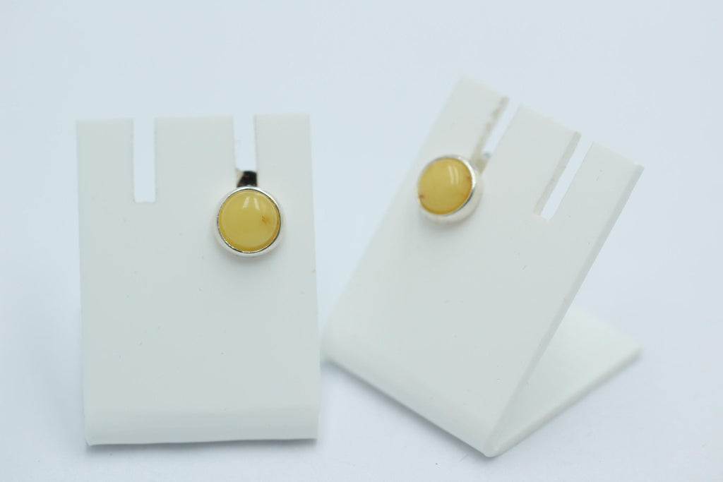 Design Bernstein Ohrstecker 925 Silber Bernsteinohrschmuck Top Edel Bernstein