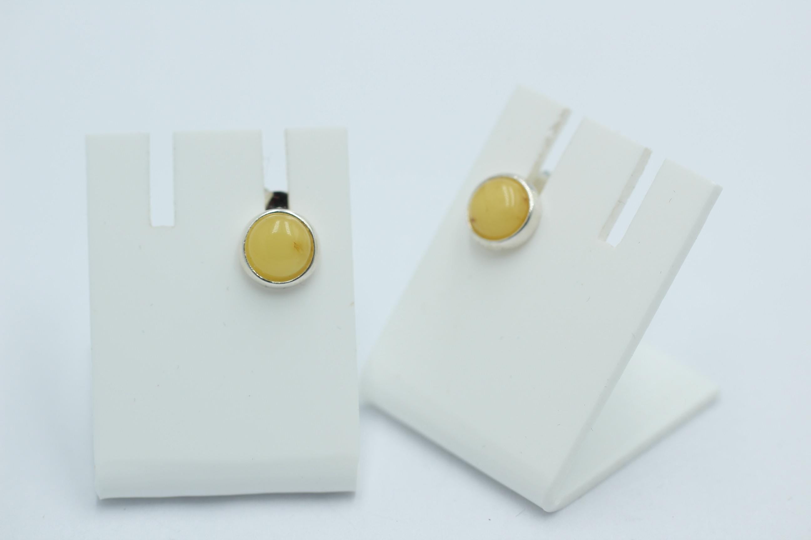 Design Bernstein Ohrstecker 925 Silber Bernsteinohrschmuck Top Edel Bernstein