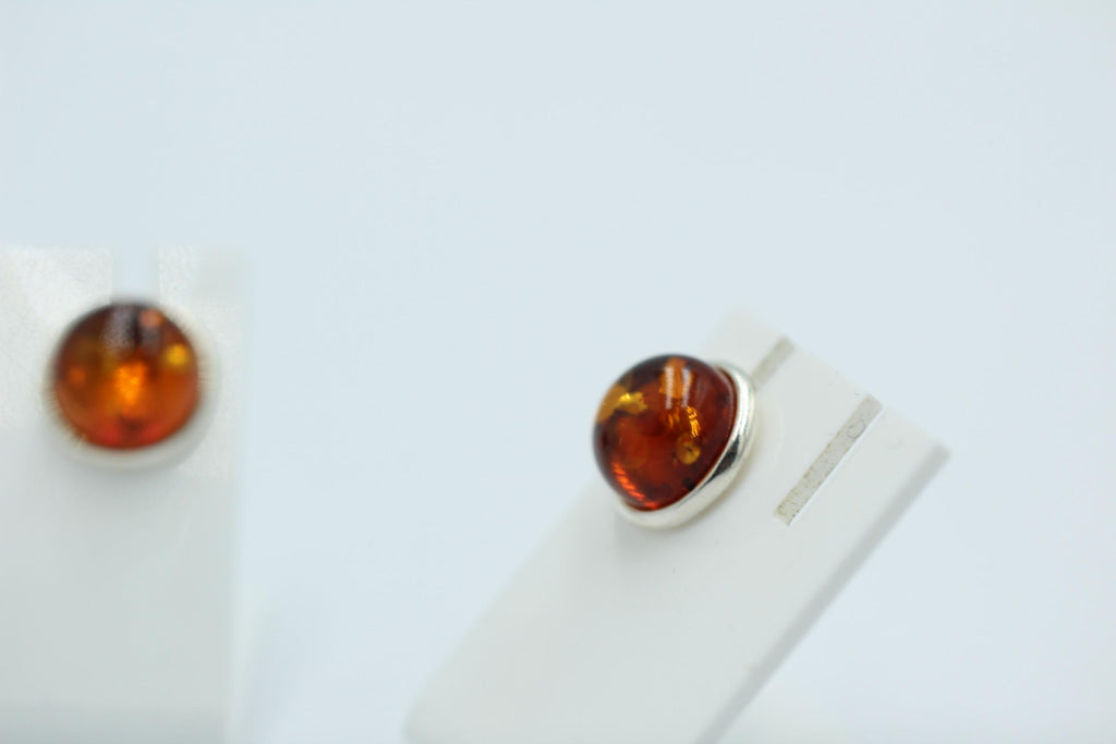 Design Bernstein Ohrstecker 925 Silber Bernsteinohrschmuck Top Edel Bernstein