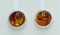 Design Bernstein Ohrstecker 925 Silber Bernsteinohrschmuck Top Edel Bernstein