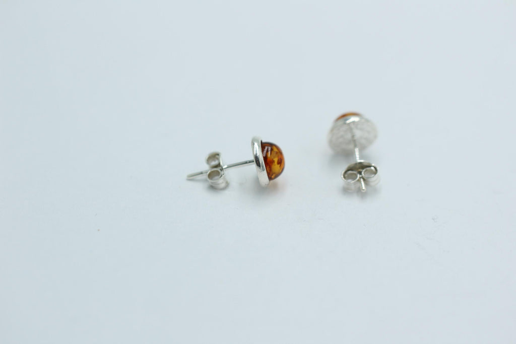 Design Bernstein Ohrstecker 925 Silber Bernsteinohrschmuck Top Edel Bernstein