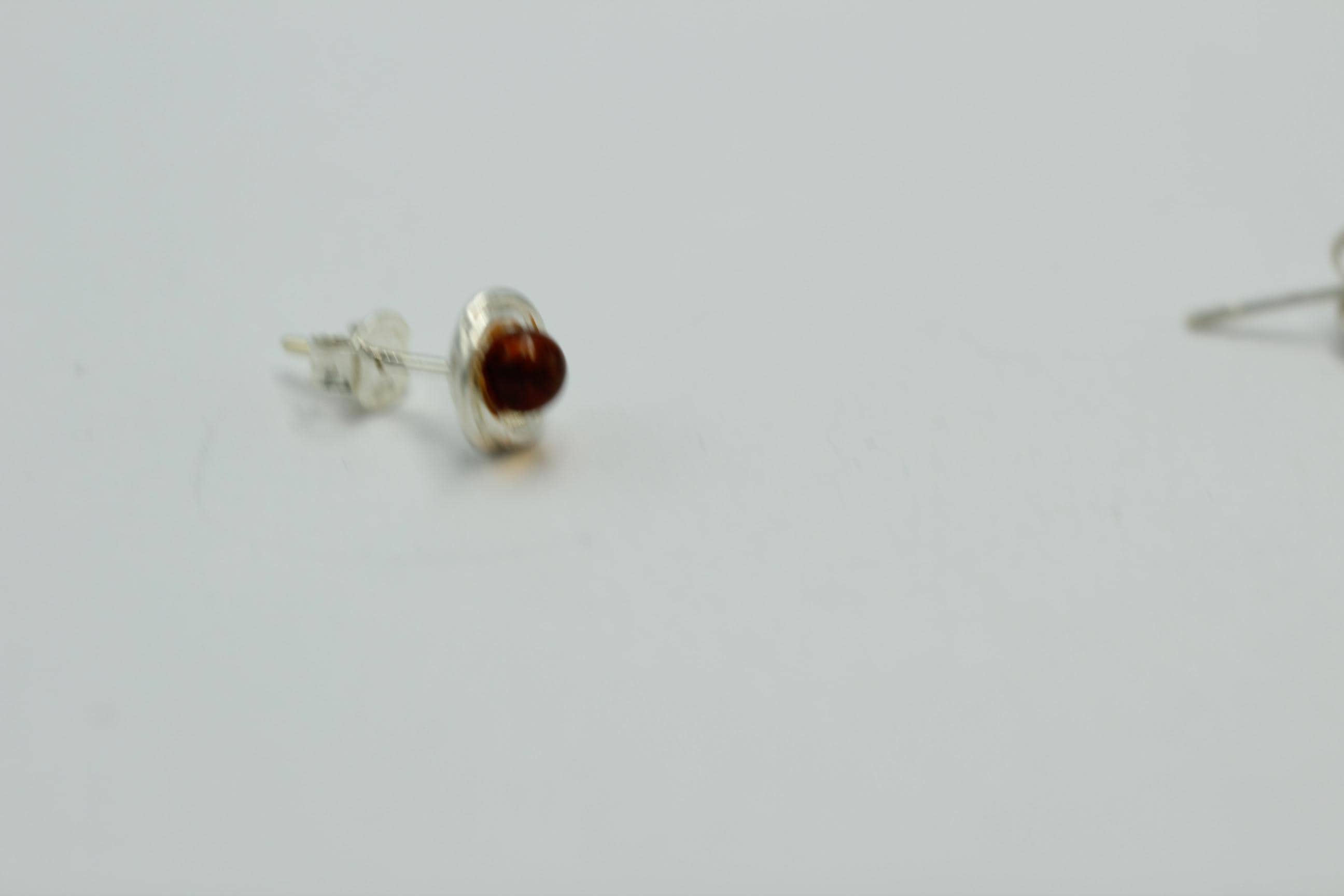 Bernstein Ohrstecker 925 Silber Schmuck Ohrschmuck Bernsteinschmuck Top Edel