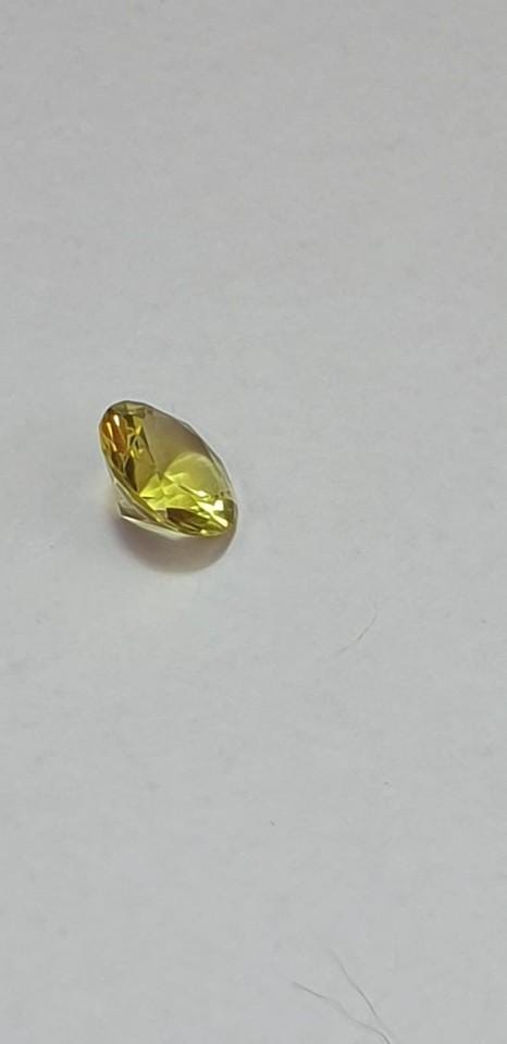3,0 Carat Limonen Quarz AAA Qualität Lemon Quarz 10 mm Diamant Schliff