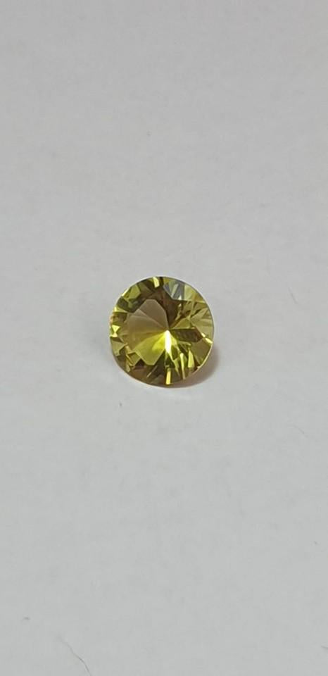 3,0 Carat Limonen Quarz AAA Qualität Lemon Quarz 10 mm Diamant Schliff