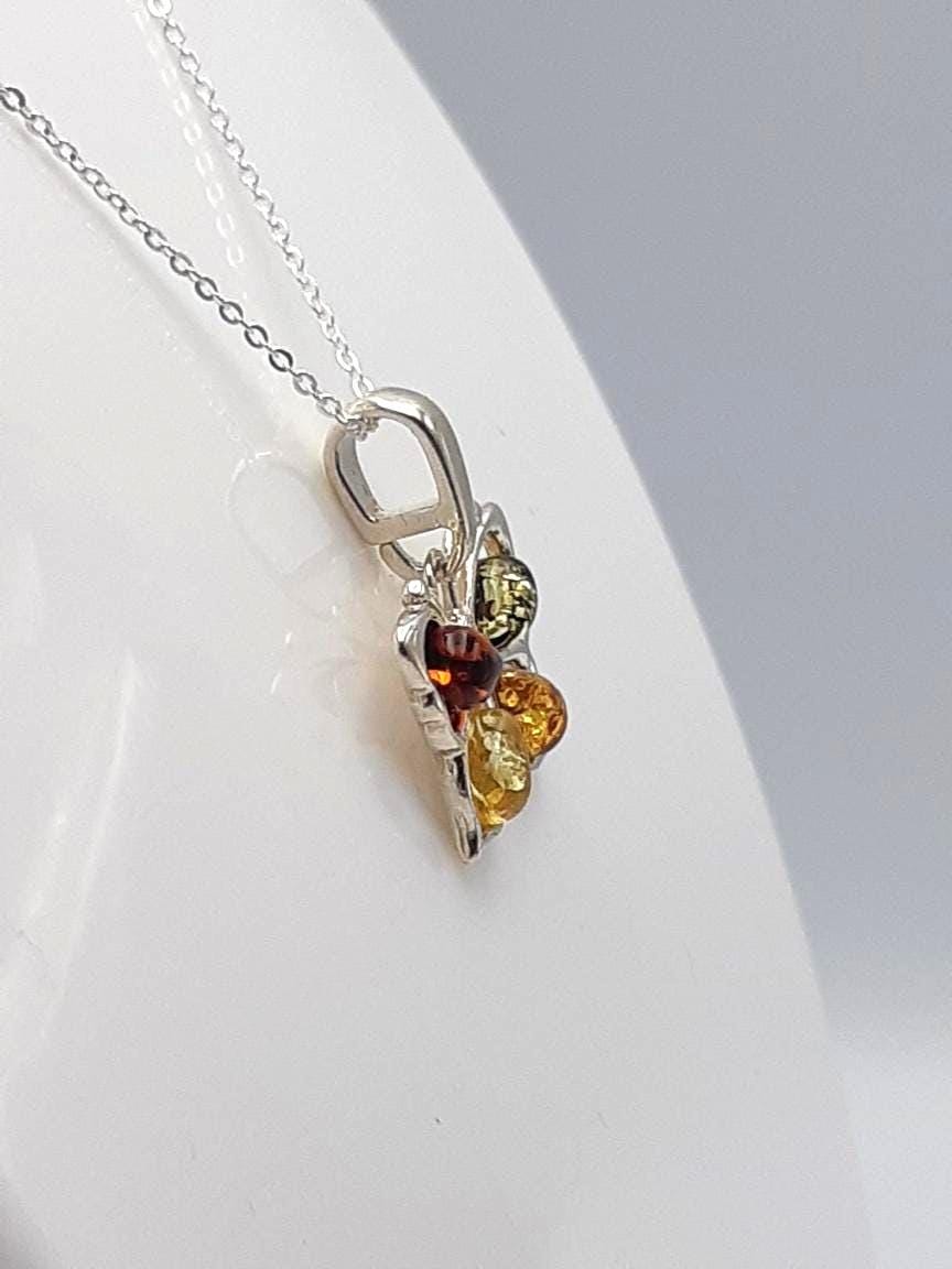 Bernstein-Schmetterling Anhänger  Handgefertigtes Naturwunder in 925 Sterling Silber Bernstein vom Baltikum