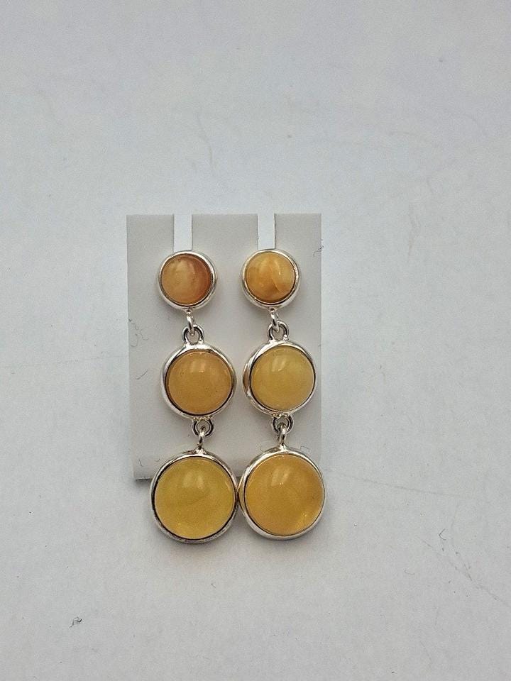 Bernstein Ohrstecker diese wundervollen Bernsteinohrstecker Milch Bernstein
