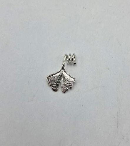 Anhänger Ginkgoblatt 925 Silber Collier Kette Ginkgo Blatt Top Edel