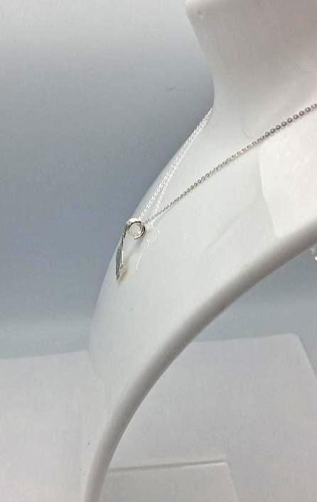 Anhänger Ginkgoblatt 925 Silber Collier Kette Ginkgo Blatt Top Edel