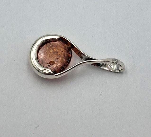 Edler Bernstein Anhänger 925 Silber Collier Kette Bernsteinschmuck aus Litauen
